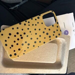 Stylish Yellow Polka Dot Phone Case